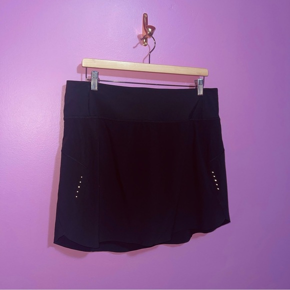 Athleta Skort Women’s Size XL Black High-Rise Run With It Running - Picture 4 of 13
